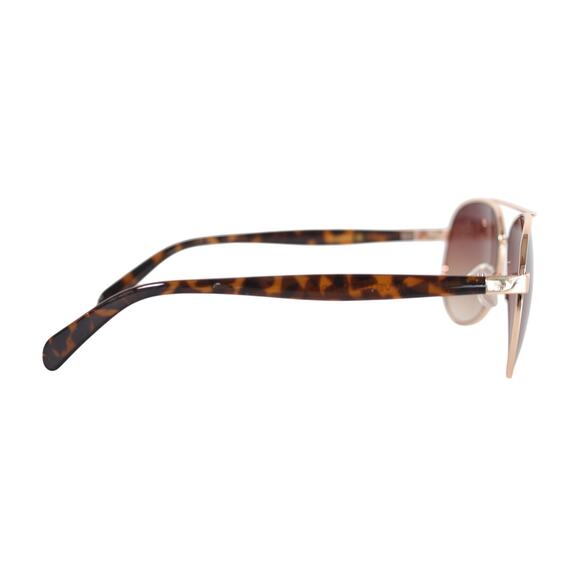 Velvet Eyewear BONNIE Aviator Sunglasses - Gold-Tortoise / Brown Gradient - NWT - Picture 8 of 12